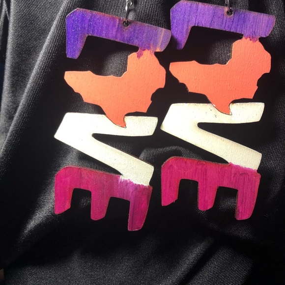 Homemade earrings - Picture 2 of 3